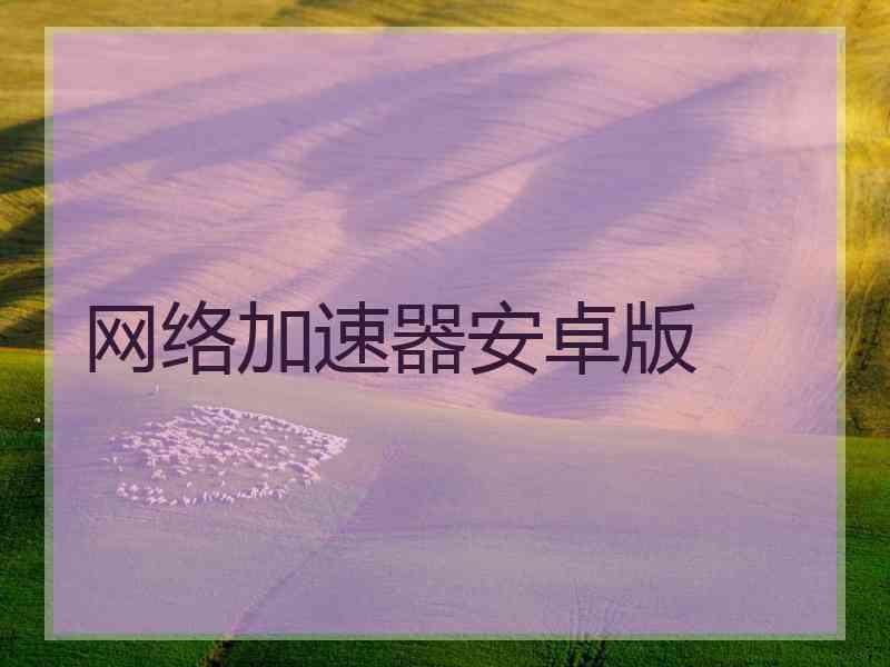 网络加速器安卓版