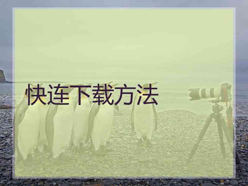 快连下载方法