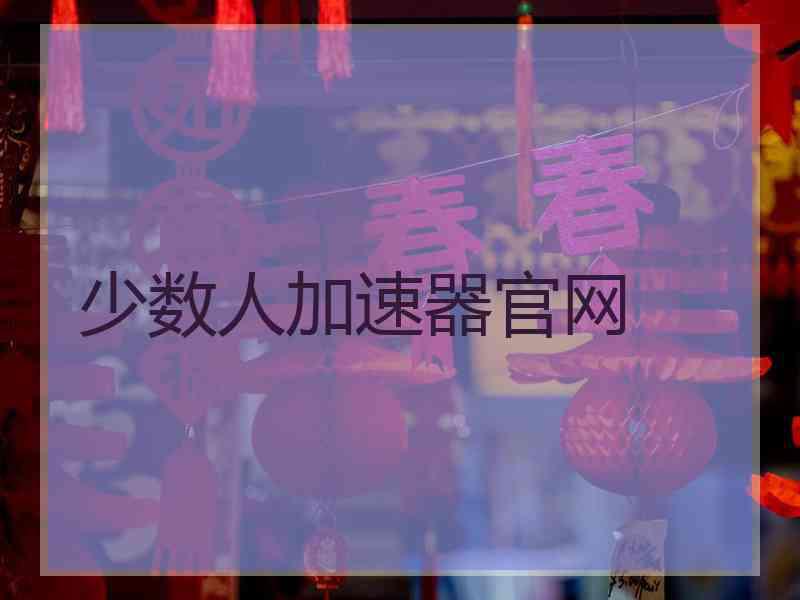 少数人加速器官网