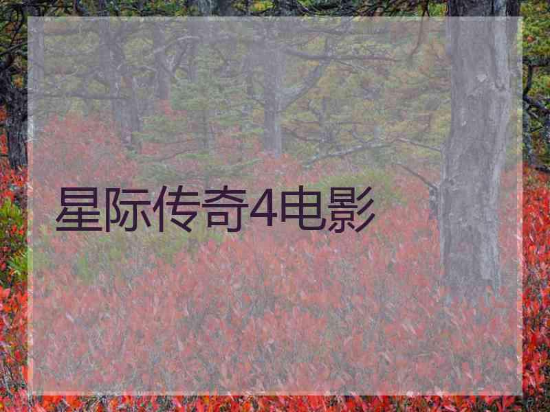 星际传奇4电影