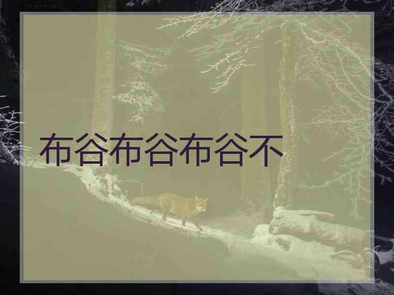 布谷布谷布谷不