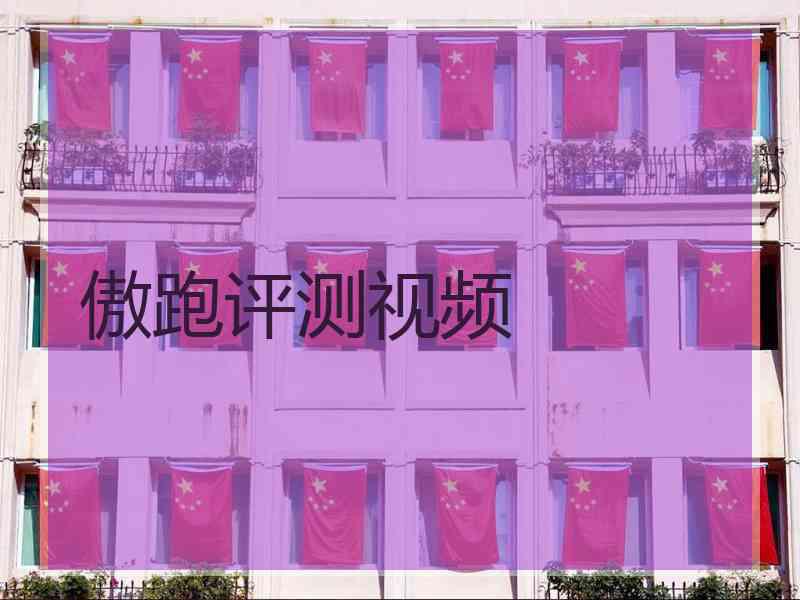 傲跑评测视频