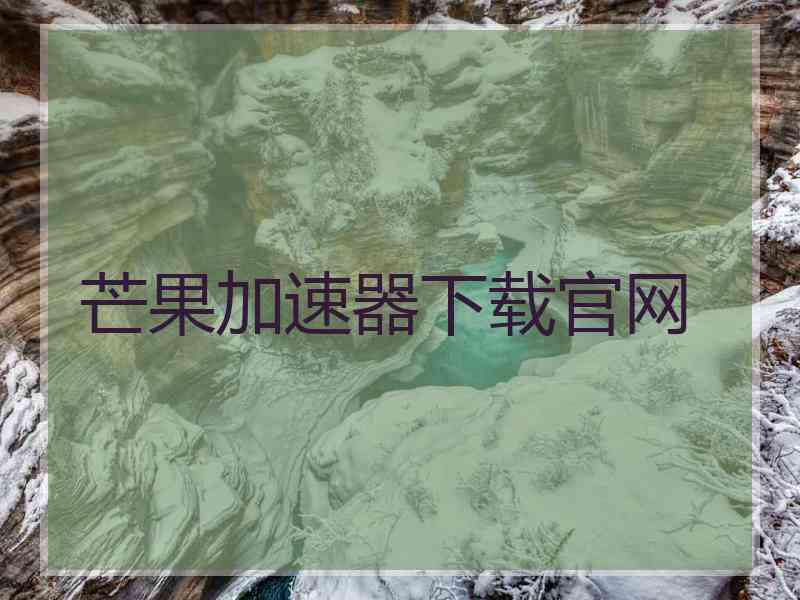 芒果加速器下载官网