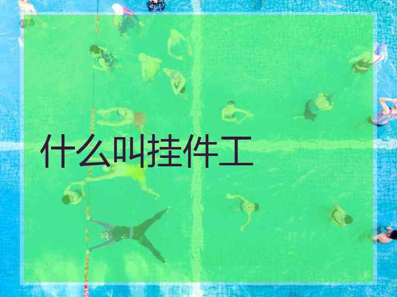 什么叫挂件工