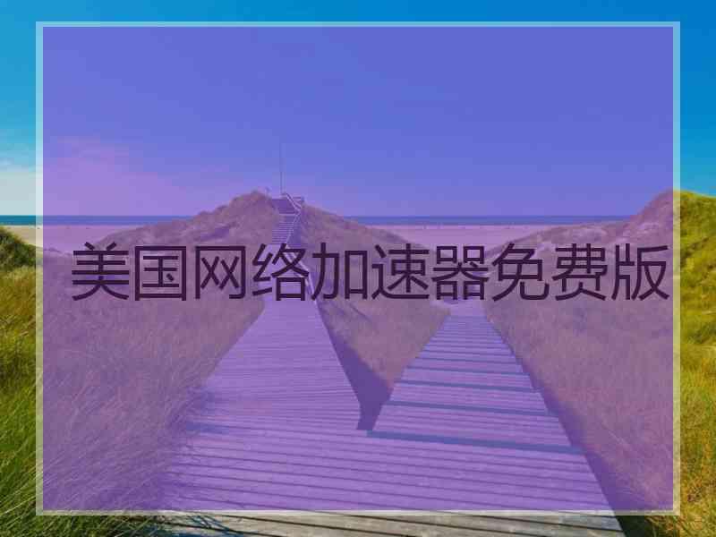 美国网络加速器免费版