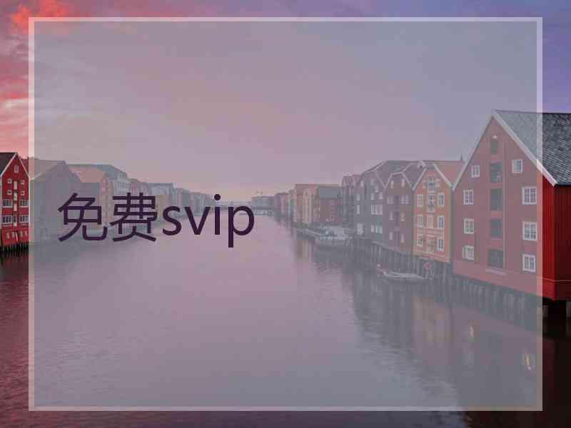 免费svip